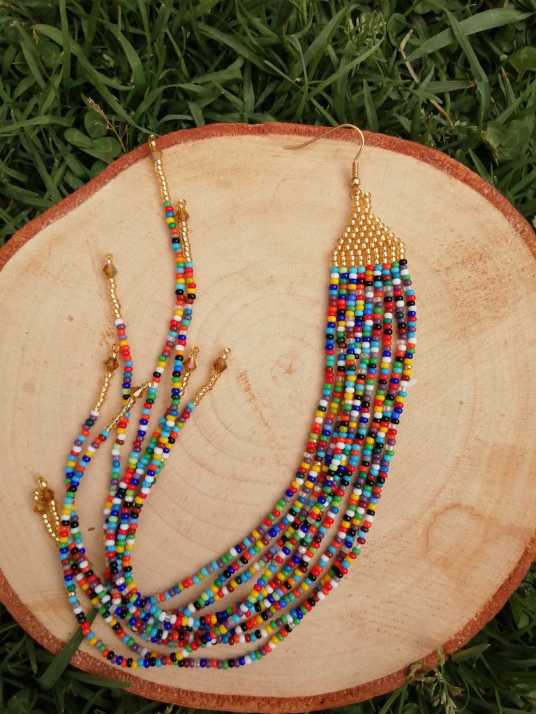 Maxi aretes Multicolor