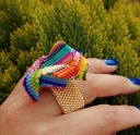 Anillo 3d multicolor