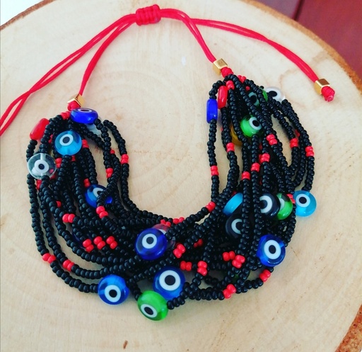 Brazalete ojitos multicolor