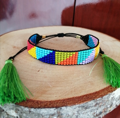 Brazalete multicolor mostacilla