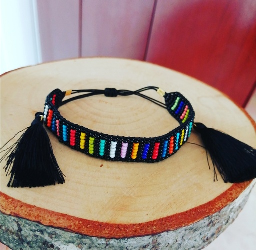 Brazalete multicolor mostacilla