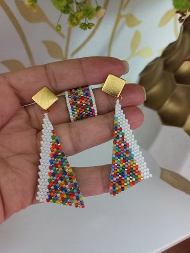 Set Triangulo multicolor